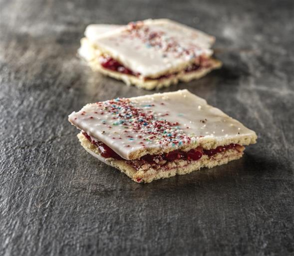 3 stk. Hindbærsnitter