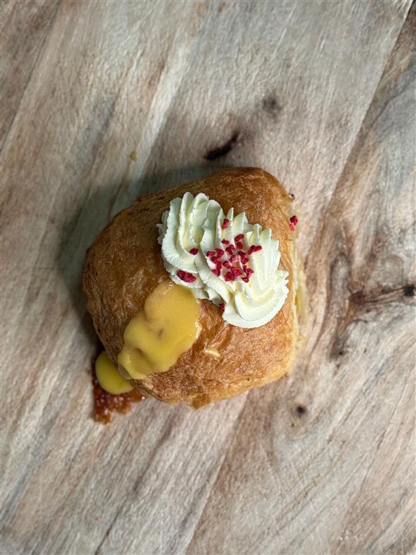 Hindbær-Citron Fastelavnsbolle